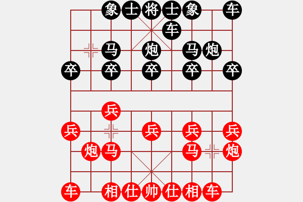 象棋棋譜圖片：2015.1.3.1賈啟好先勝黃敬凱.pgn - 步數(shù)：10 