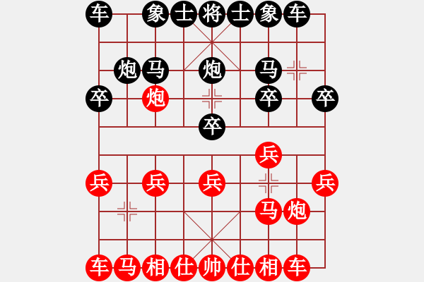 象棋棋譜圖片：中財(cái)次輪－－敗得洋相百出 - 步數(shù)：10 