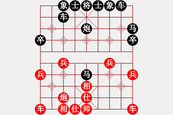 象棋棋譜圖片：一歲女孩后手棄雙車殺 - 步數(shù)：30 