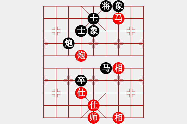 象棋棋谱图片：谢靖       先和 金松       - 步数：100 
