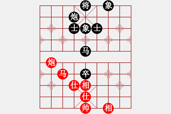 象棋棋谱图片：谢靖       先和 金松       - 步数：80 