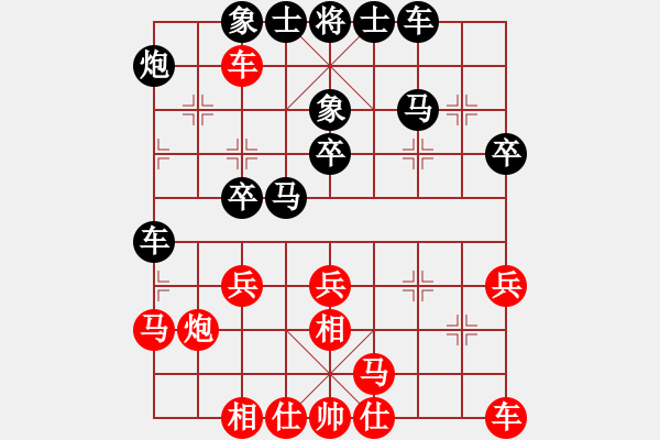 象棋棋譜圖片：【語(yǔ)苛棋路群闖三關(guān)活動(dòng)】語(yǔ)苛經(jīng)歷（75455087） 勝 中國(guó)龍(1370195974). - 步數(shù)：30 