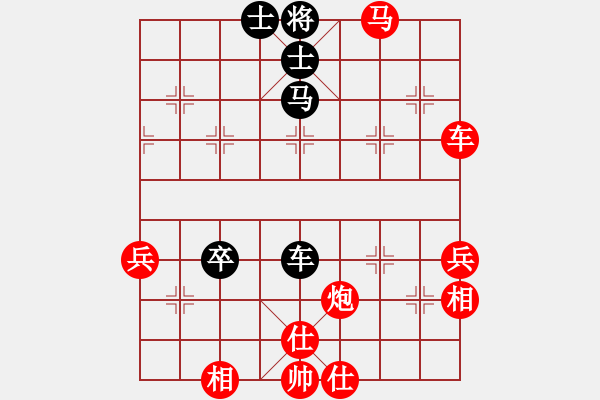 象棋棋譜圖片：803局 B02- 中炮對進(jìn)右馬先上士-小蟲引擎23層(2727) 先勝 徐庶(2100) - 步數(shù)：60 