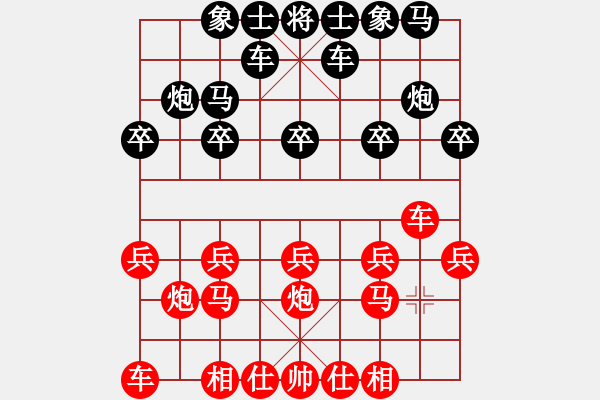 象棋棋譜圖片：150711 第6輪 第20臺(tái) 宋文杰（霹）先和方志為（雪） - 步數(shù)：10 