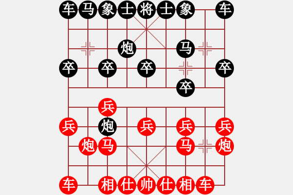 象棋棋谱图片：林进春 先负 谢丹枫 - 步数：10 
