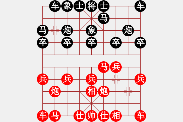 象棋棋譜圖片：哥老 紅] - 詳訓(xùn)詁 10.04.27 18: - 步數(shù)：10 