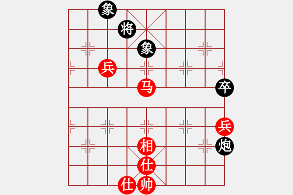 象棋棋譜圖片：【每日一局13】 中炮過河車對(duì)屏風(fēng)馬兩頭蛇，先兌三兵（三種變化） - 步數(shù)：130 