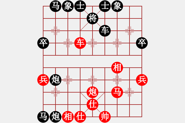 象棋棋譜圖片：20170704 后勝天天業(yè)6-2 五七炮七兵不過(guò)河車對(duì)屏風(fēng)馬7卒 黑炮8進(jìn)4 紅兵七進(jìn)一 馬3退5 - 步數(shù)：60 