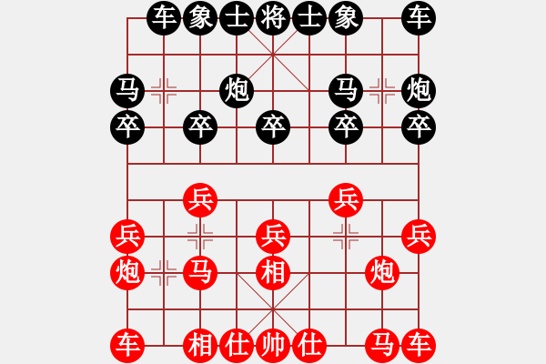 象棋棋譜圖片：絕望的冬天紅先和小胖子 - 步數(shù)：10 