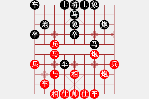 象棋棋譜圖片：bbboy002(8級)-負(fù)-南省一劍客(9級) - 步數(shù)：30 