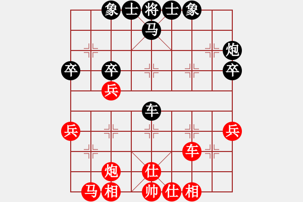 象棋棋譜圖片：20160821 先和吳智龍 中炮對小列手炮對稱型 紅炮八退一 - 步數(shù)：40 