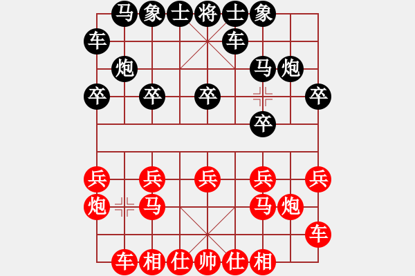 象棋棋譜圖片：681局 A41- 起馬對進(jìn)７卒-小蟲引擎23層(2714) 先勝 曹仁(1750) - 步數(shù)：10 