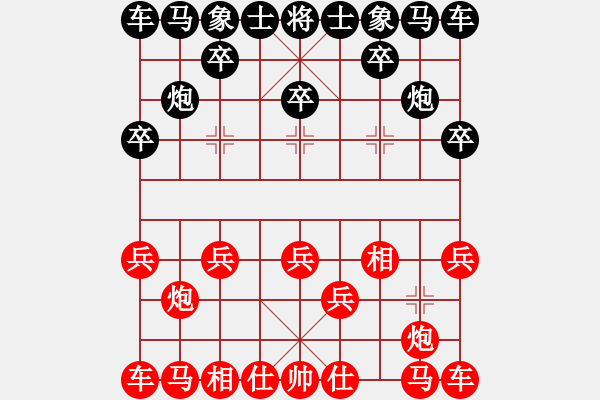 象棋棋谱图片：吴晓晓先和田娜 - 步数：6 