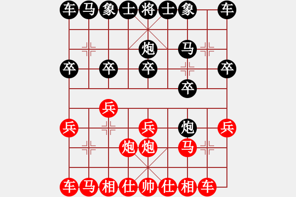 象棋棋譜圖片：bbboy002[紅] -VS- 通天巖[黑] - 步數(shù)：10 