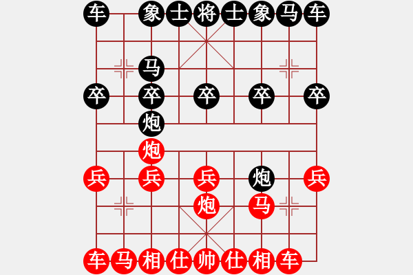 象棋棋譜圖片：小卒子(7段)-勝-吃魚魚(9段) - 步數(shù)：10 