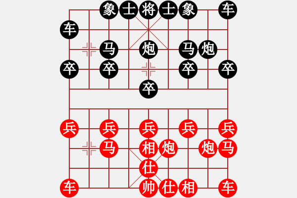 象棋棋譜圖片：妞妞[714139969] -VS- 楊先生[3157067416] - 步數(shù)：10 