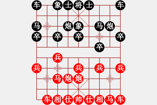 象棋棋譜圖片：教育局 周建民 和 樂(lè)平市 程榮貴 - 步數(shù)：10 