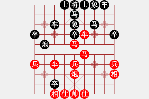 象棋棋譜圖片：廊坊市亞軍(5段)-負(fù)-天下無解(7段) - 步數(shù)：40 