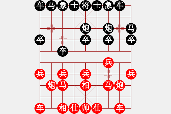 象棋棋譜圖片：陜西-趙四義VS倚天高手(2016 12 31 星期六) - 步數(shù)：10 