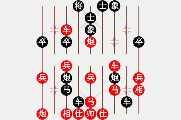 象棋棋譜圖片：尋找 先負 智者 - 步數(shù)：36 