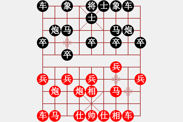 象棋棋譜圖片：法醫(yī)(9段)-勝-嚇棋(9段) - 步數(shù)：10 