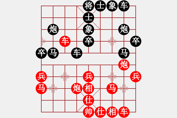 象棋棋譜圖片：法醫(yī)(9段)-勝-嚇棋(9段) - 步數(shù)：30 