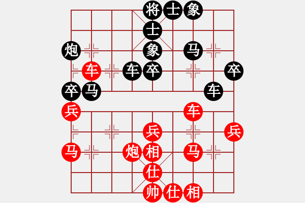 象棋棋譜圖片：法醫(yī)(9段)-勝-嚇棋(9段) - 步數(shù)：40 