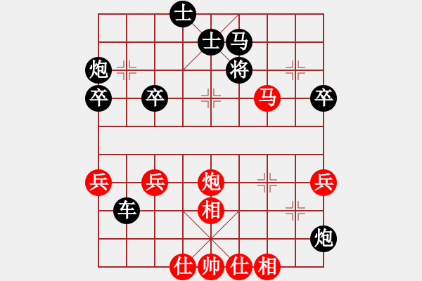 象棋棋譜圖片：規(guī)律五：空間爭奪，三軍割據(jù)勝局鎖（2） - 步數(shù)：60 