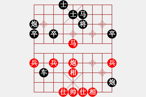 象棋棋譜圖片：規(guī)律五：空間爭奪，三軍割據(jù)勝局鎖（2） - 步數(shù)：61 