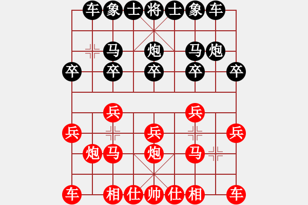 象棋棋譜圖片：大廚哥先負(fù)小鳥(niǎo)盲棋.pgn - 步數(shù)：10 