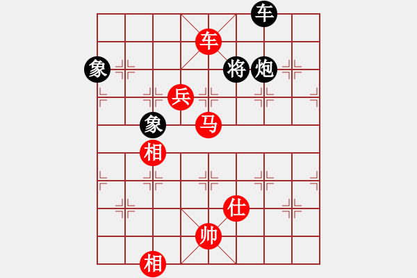 象棋棋譜圖片：第19局 車馬雙兵單缺士例勝車炮士象全 - 步數(shù)：37 