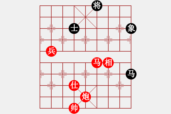 象棋棋谱图片：游戏小精灵(4f) 胜 怒为红颜(无极) - 步数：109 