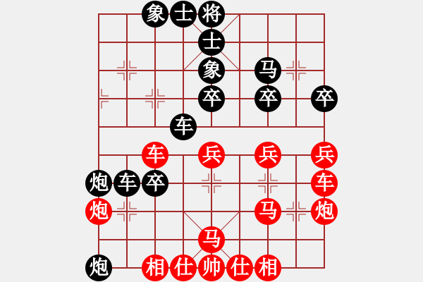 象棋棋譜圖片：超級(jí)老貓(5段)-負(fù)-城北戰(zhàn)神(5段) - 步數(shù)：40 