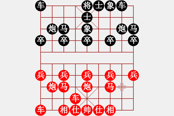 象棋棋譜圖片：橫才俊儒[292832991] -VS- asdfasdfa[1559675792] - 步數(shù)：10 