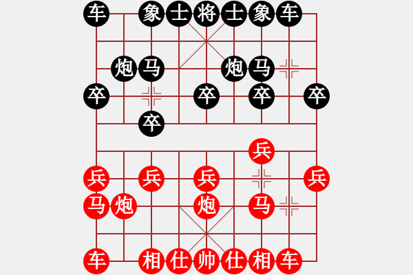 象棋棋譜圖片：鴛鴦屏風馬(2弦)-勝-下午好冰(3f) - 步數(shù)：10 