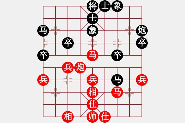 象棋棋譜圖片：東方神庫(kù)(北斗)-勝-鐮刀幫女將(無(wú)極) - 步數(shù)：40 