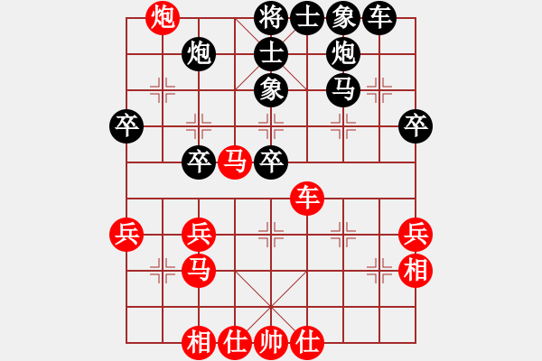 象棋棋譜圖片：賽西施[1203649557] -VS- ★棋壇尊者★[407612993] - 步數(shù)：40 