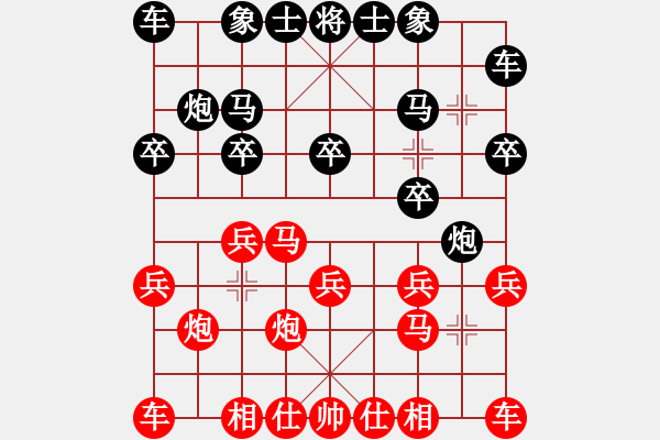 象棋棋譜圖片：純?nèi)松先A山(9星)-勝-剿水隊(duì)長(zhǎng)(3星) - 步數(shù)：10 