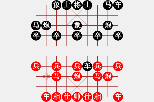 象棋棋譜圖片：純棉布衣(9段)-勝-醉鬼肖遙(5段) - 步數(shù)：10 