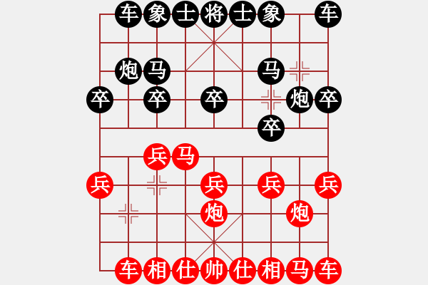 象棋棋譜圖片：一劍封侯 負-付金請醉 - 步數(shù)：10 