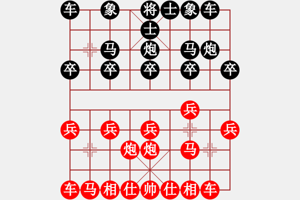 象棋棋譜圖片：棋友-魚(yú)鳥(niǎo)[575644877] -VS- 舞者[653473597] - 步數(shù)：10 