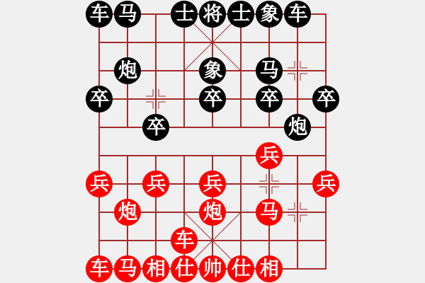 象棋棋譜圖片：橫才俊儒[292832991] -VS- 古今天地人[1285157263] - 步數(shù)：10 