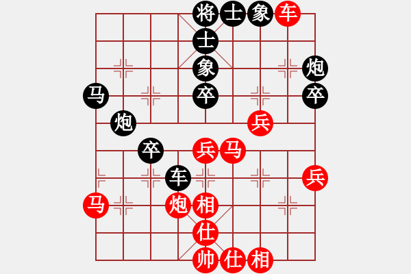 象棋棋譜圖片：雙炮士象全和馬仕相全（2） - 步數(shù)：50 