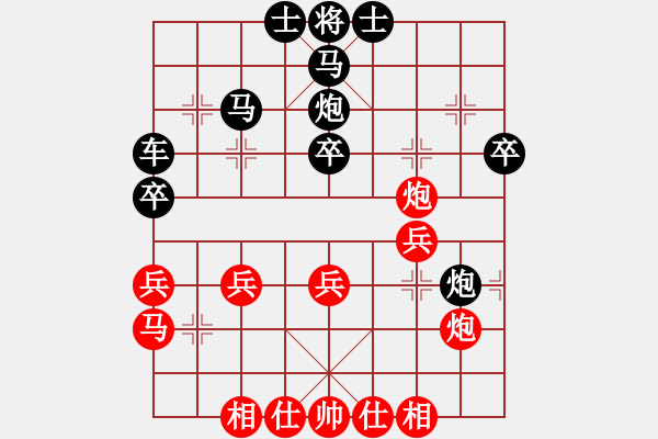 象棋棋譜圖片：辣椒[紅] -VS-行者必達(dá) [黑]【五七炮互進(jìn)三兵 負(fù) 屏風(fēng)馬邊卒右馬外盤河 紅左橫車對(duì)黑飛右象 - 步數(shù)：60 