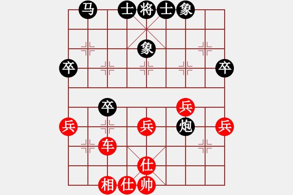 象棋棋譜圖片：第三軍軍座(2段)-勝-我愛小貓瞇(1段)順炮橫車對直車 - 步數(shù)：40 