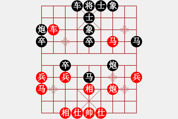 象棋棋譜圖片：168對快馬飛刀 - 步數(shù)：40 