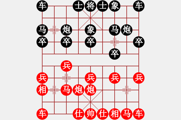 象棋棋譜圖片：福建象棋聯(lián)賽第十輪睿成軒葉新洲先和晉江歐明君 - 步數(shù)：10 