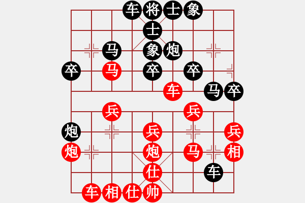 象棋棋譜圖片：阿瓜(9級)-勝-dcmm(8級) - 步數(shù)：30 