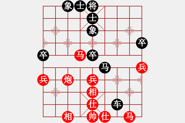 象棋棋譜圖片：123來將軍ok[紅] -VS- bbboy002[黑] - 步數(shù)：60 