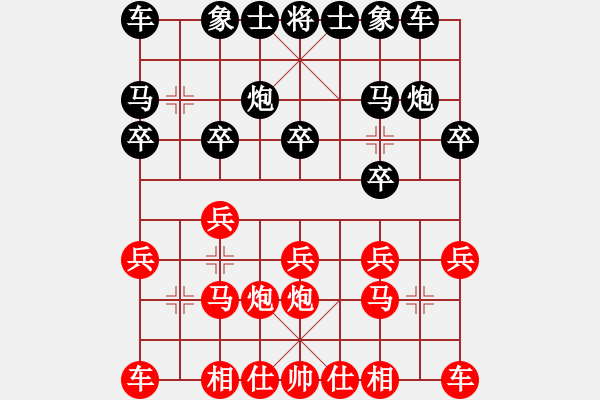 象棋棋譜圖片：姚捷方 vs 陳茂然 - 步數(shù)：10 